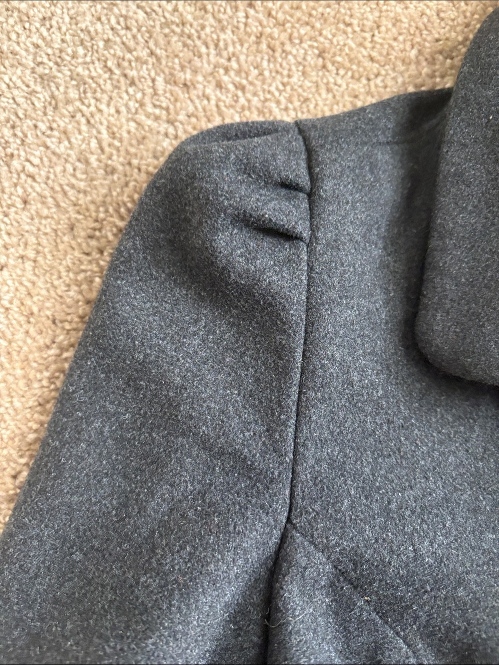 EUC forever 21 grey peacoat size small - Picture 3 of 7